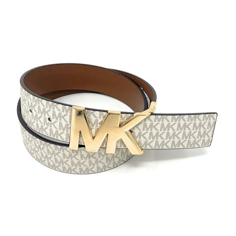 michael kors reversible logo belt mens|signature reversible logo buckle belt.